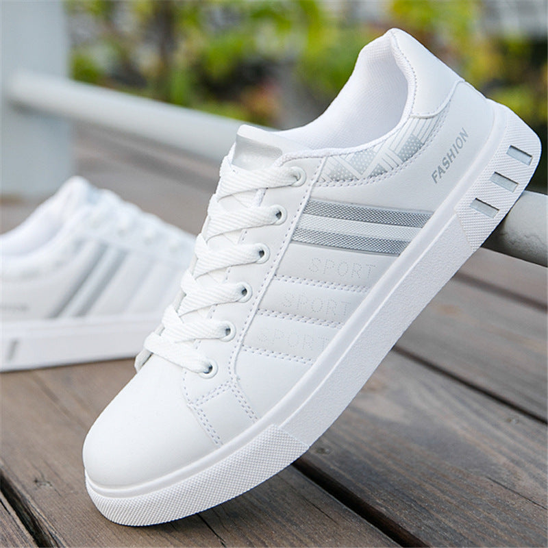 Spring New White Shoes Korean Version Of The Wild Trend Sports Casual Shoes Breathable Student Shoes Board Shoes Men's Trendy Shoes