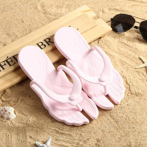 Folding beach slippers