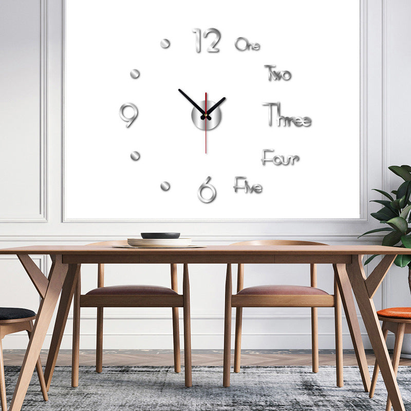 Creative wall mounted clock