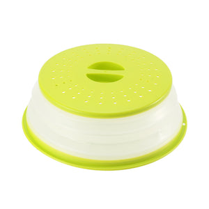 Collapsible Microwave Ovens Cover Food Storage Fresh-keeping Cover Fruit Vegetables Colander Strainer Lid Drain Basket