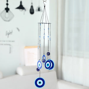 Creative Printed Iron Sheet Metal Feng Shui Wind Chime Pendant