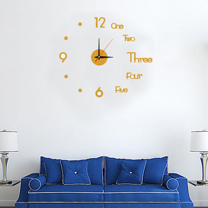 Creative wall mounted clock