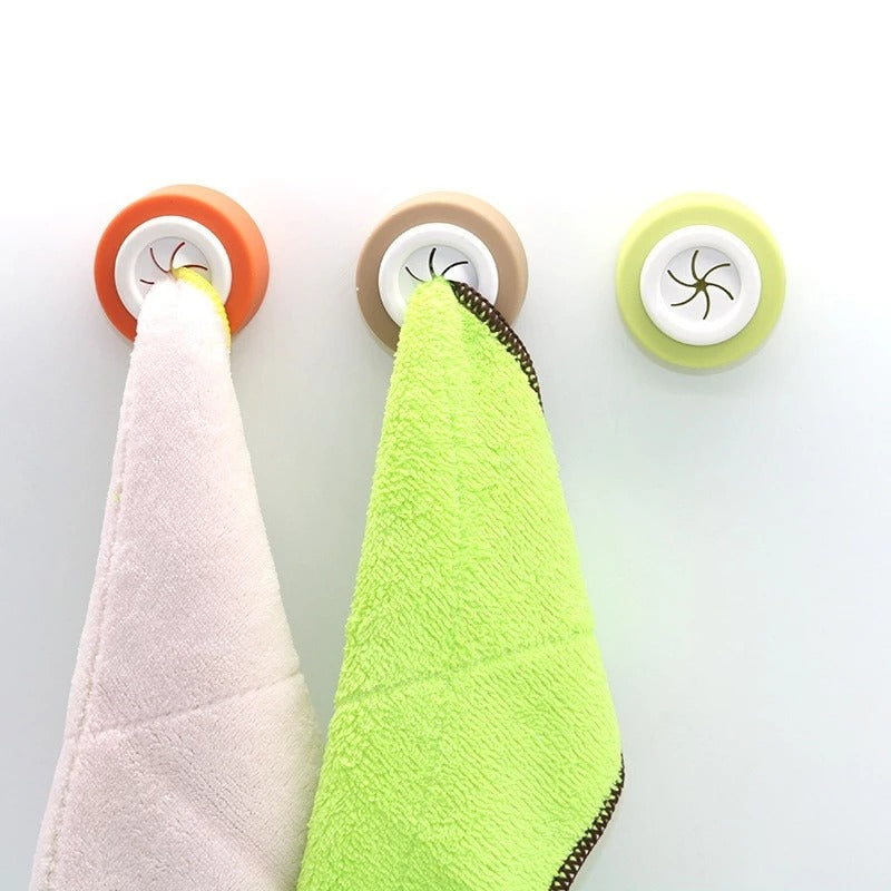 Punch-free towel hook