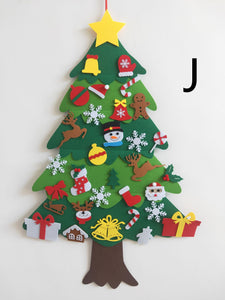 DIY Felt Christmas Tree With Three-dimensional Christmas Tree