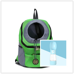 Pet Dog Carrier Bag Carrier For Dogs Backpack Out Double Shoulder Portable Travel Backpack Outdoor Pet Dog Carrier Bag Mesh