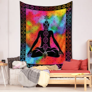 Home Bohemian Room Decor Hanging Mandala Decorative Cloth Custom Tapestry