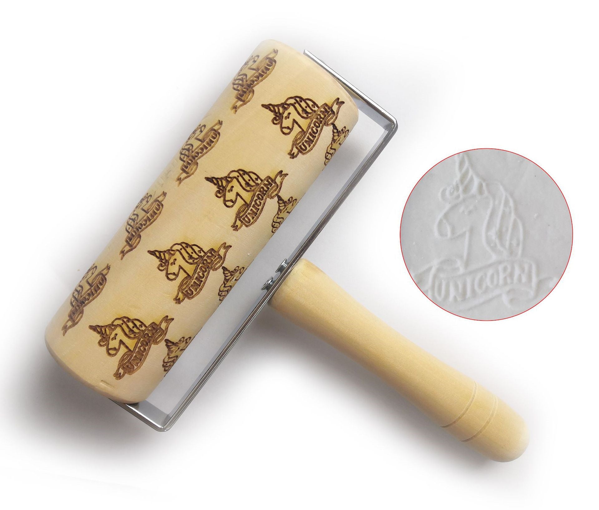 Push-Style Christmas Embossing Rolling Pin Printed Cookie Dough Stick Fondant Tool Baking Noodle Cake Dough Engraved Roller Q40