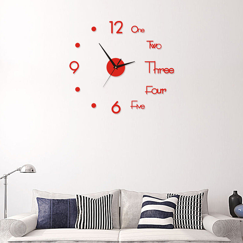 Creative wall mounted clock