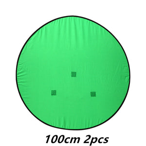 Green Screen Background Live Photography Circular Foldable Reflector