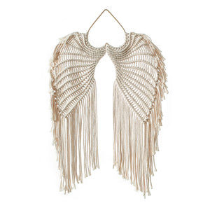 New Angel Wings Woven Tapestry Cotton Hand-woven Pendant INS Homestay Wall Hanging Children's Decoration GT142