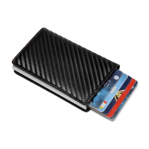 Cross-border Card Package Metal Aluminum Anti-theft Brush Anti-magnetic RFID Wallet Credit Card Box Automatic Pop-up Card Box Spot