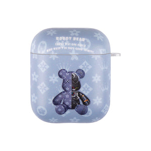 Cartoon Bear Suitable For Airpods1/2 Protective Sleeve Tide Brand MID Apple 3 Bluetooth TPU Headset Pro Protective Shell