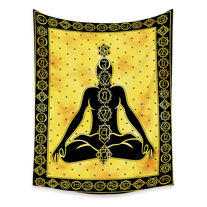 Home Bohemian Room Decor Hanging Mandala Decorative Cloth Custom Tapestry